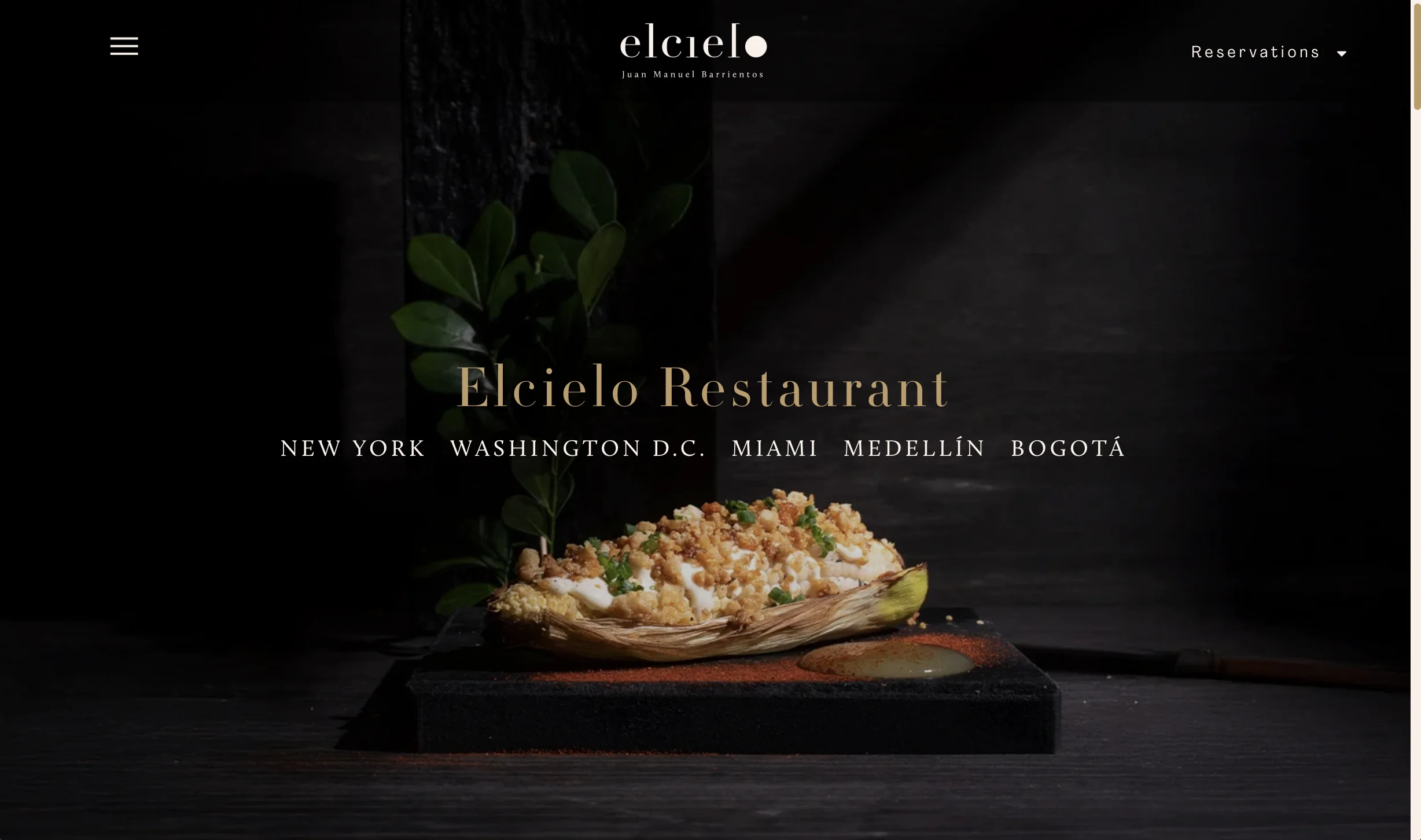 Elcielo Restaurant — Estructuré, diseñé y optimicé el ecosistema digital de Elcielo Hospitality Group
